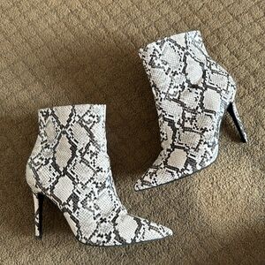 Snake Skin Boots
